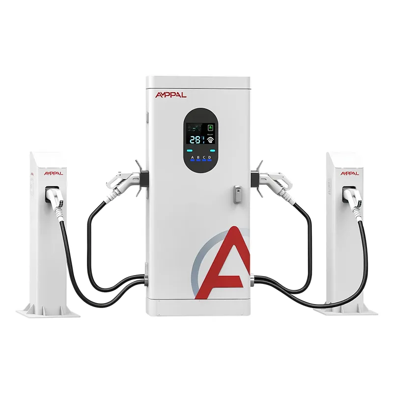 สถานีชาร์จ DC Fast EV แบบหลายขั้วต่อขนาด 160kW สำหรับกลุ่มยานพาหนะเชิงพาณิชย์