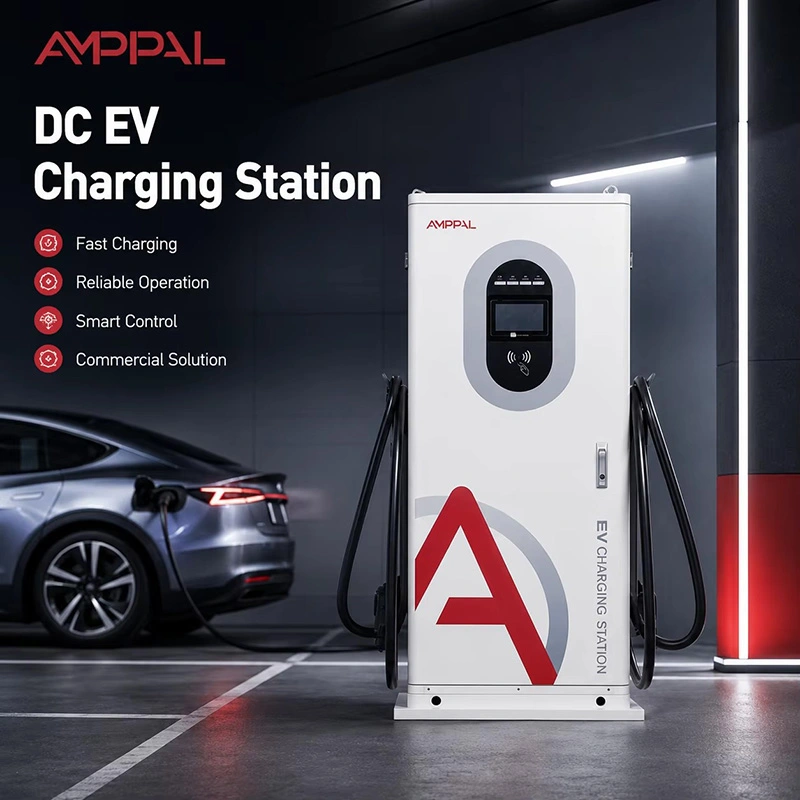 สถานีชาร์จ DC EV แบบรวมเชิงพาณิชย์ขนาด 40kW สำหรับที่จอดรถสาธารณะ