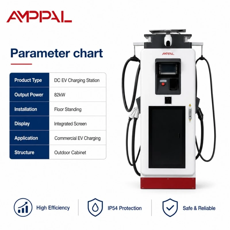120kW Commercial DC EV Charger with Digital Display for Public Stations