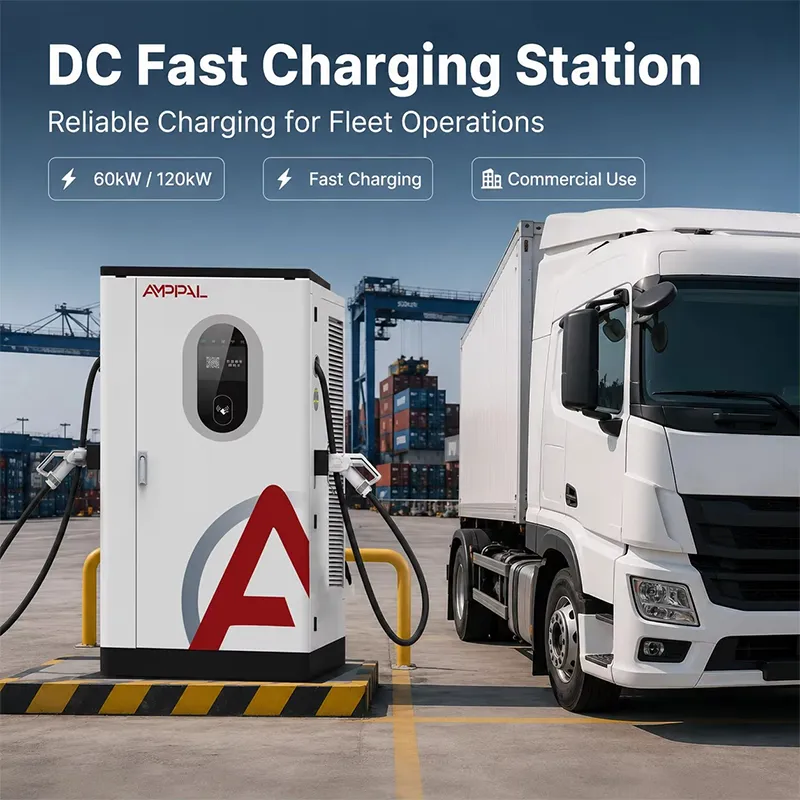 360kW High-Power DC EV Charging Station for Large Fleet Depots