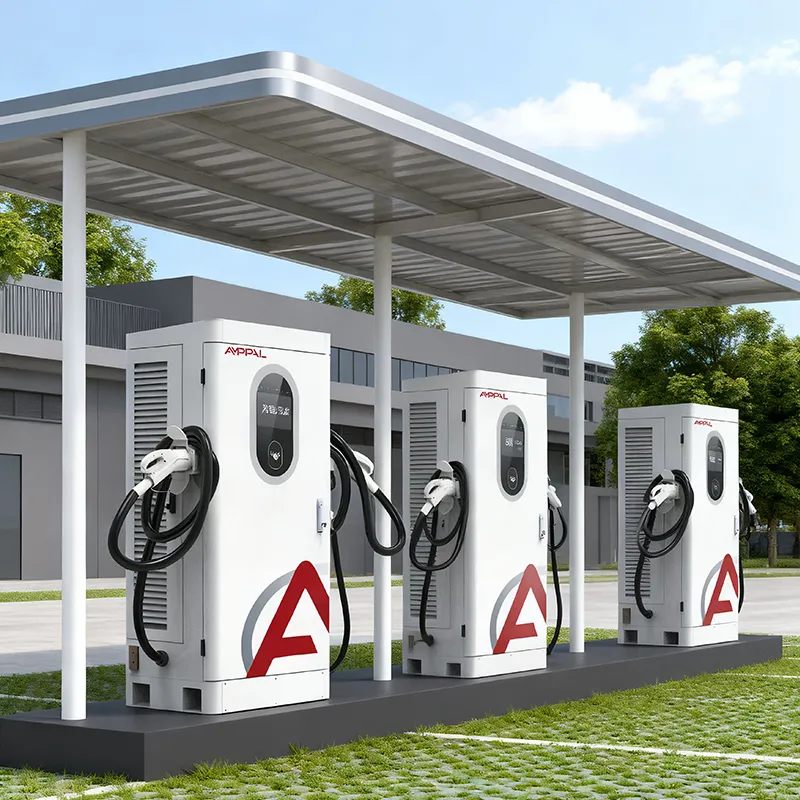 60kW Commercial DC Fast EV Charging Station for Highway Services